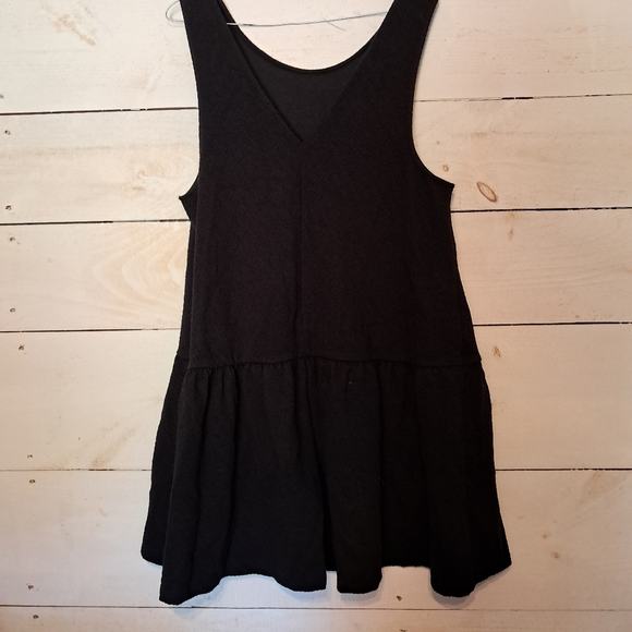 Free People Womens Black Easy Street Sleeveless Mini Dress Size Medium - Picture 4 of 10